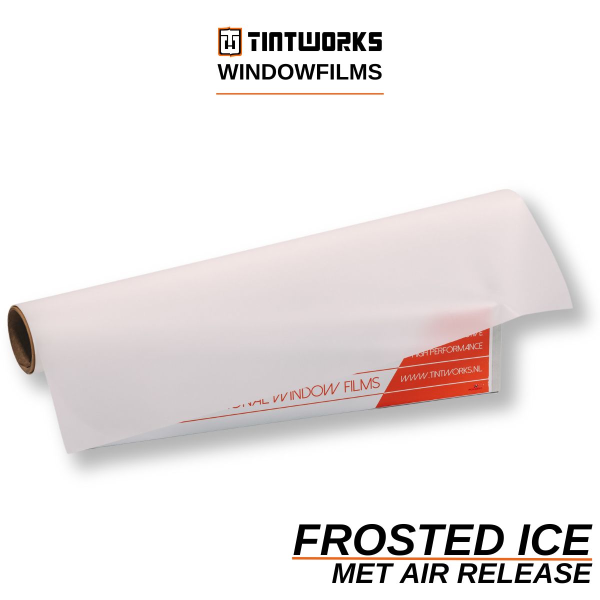 Raamfolie - Frosted ice - met luchtkanalen - Afbeelding 2