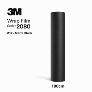 3m M12 matte black 100cm